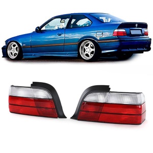 Stopuri BMW E36 coupe cabrio rosu alb