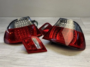 Stopuri BMW E46 coupe NFL LED rosu clar - Img 2