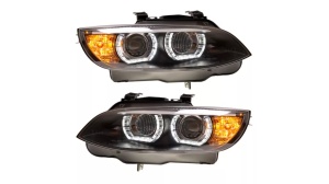 Faruri BMW E92 E93 NFL Xenon 3D Angel Eyes - Img 2