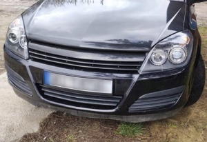 Faruri Opel Astra H GTC Twintop Angel Eyes look negru cu lupa - Img 5