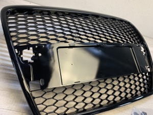 Grila Audi A6 C6 (2004 - 2008) 'RS Style' negru lucios PDC - Img 3