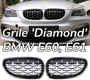 Grila BMW E60 E61 DIAMOND look - Img 1