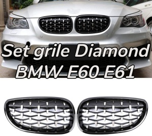 Grila BMW E60 E61 DIAMOND look