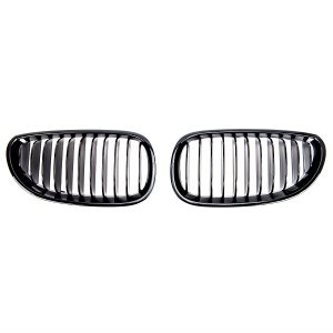 Grila BMW E60 E61 negru lucios - Img 2