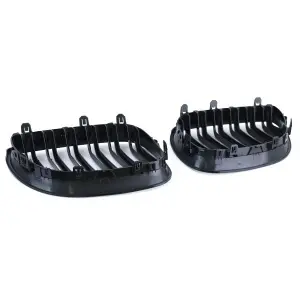 Grila dubla BMW E60 E61 M-LOOK negru lucios - Img 6