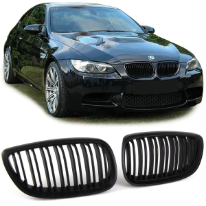 Grila dubla BMW E92 E93 NFL M-LOOK negru mat