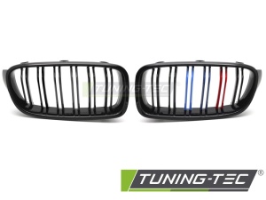 Grila dubla BMW F30 F31 M-Power negru lucios - Img 3