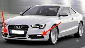 Grila proiectoare Audi A5 B8 8T (2011 - 2016) - Img 2