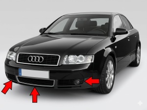 Grile bara fata Audi A4 B6 8E - Img 2