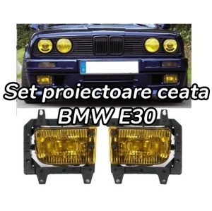 Proiectoare ceata BMW E30 galben