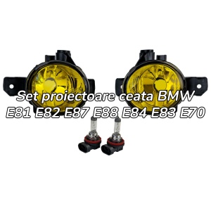 Proiectoare ceata BMW E81, E82, E87, E88, E84, E83, E70 galben