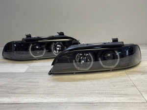 Set faruri BMW E39 3D Angel Eyes negru
