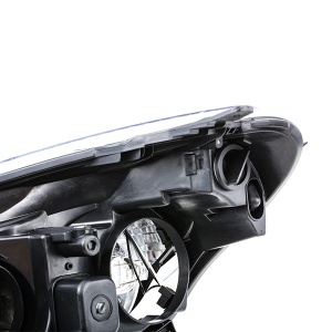 Set faruri Opel Astra H, GTC, Twintop look negru - Img 5