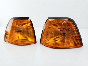 Set semnalizari BMW E36 sedan, touring, compact portocaliu - Img 2