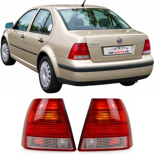 Set stopuri VW Bora sedan rosu alb