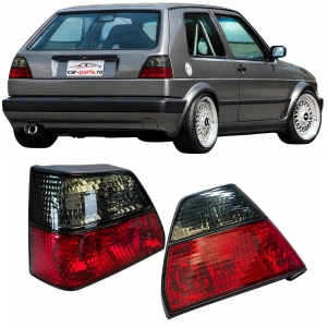 Set stopuri VW Golf 2 rosu fumuriu