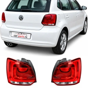 Set stopuri VW Polo V 6R rosu clar