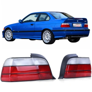 Stopuri BMW E36 coupe cabrio rosu alb