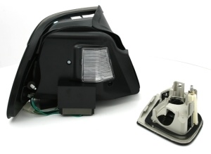 Stopuri BMW E46 cabrio NFL LED rosu fumuriu - Img 4