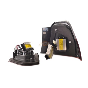 Stopuri BMW E90 NFL LED BAR rosu fumuriu - Img 4