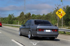 Stopuri Mercedes 190 W201 rosu fumuriu - Img 8