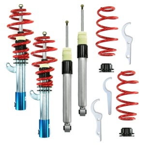 Suspensie sport reglabila JOM RedLine Audi A3 8P / Seat Leon, Toledo, Altea / Skoda Octavia, Superb (1Z, 3T) / VW Golf 5, Golf 6, Passat B6, B7, CC, Touran, EOS, Scirocco