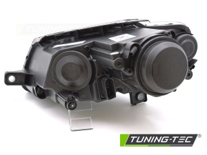Faruri VW Passat B6 (3C) look negru cu lupa - Img 5