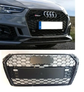 Grila Audi A4 B9 (2015 - 2019) negru lucios