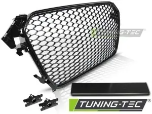Grila Audi A4 S4 B8 (2011 - 2015) 'RS Style' negru lucios - Img 2