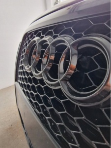 Grila Audi A6 C6 (2009 - 2011) 'RS Style' negru mat - Img 4