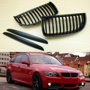 Grila BMW E90 E91 NFL negru mat - Img 2