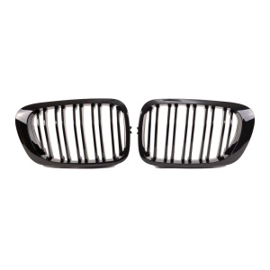 Grila dubla BMW E46 coupe cabrio NFL M-LOOK negru lucios - Img 2