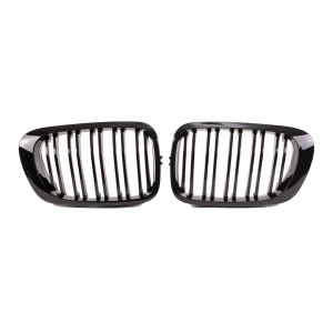Grila dubla BMW E46 coupe, cabrio NFL M-LOOK negru lucios - Img 2