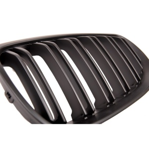 Grila dubla BMW E92 E93 NFL M-LOOK negru mat - Img 3