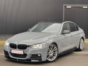 Grila dubla BMW F30 F31 M-LOOK negru lucios - Img 5