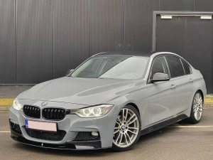Grila dubla BMW F30 F31 M-LOOK negru lucios - Img 5