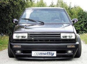 Grila sport fara emblema VW Golf 2, Jetta MK2 Rallye - Mattig - Img 2