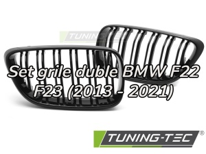 Grile duble BMW F22, F23 (2013 - 2021) negru lucios