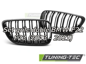 Grile duble BMW F22, F23 (2013 - 2021) negru lucios