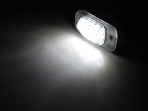 Iluminare numar inmatriculare VW Golf 3, Polo 6N, Seat Cordoba, Seat Ibiza cu LED - Img 5