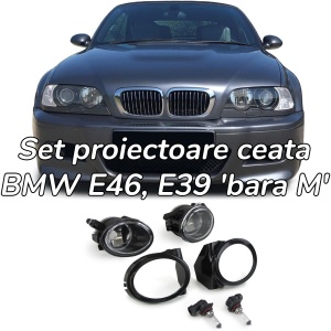 Proiectoare ceata 'bara M' BMW E46 E39 clar