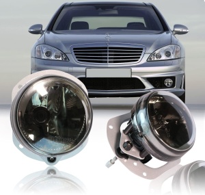 Proiectoare ceata Mercedes W204 W211 C209 W164 W251 bara AMG fumuriu - Img 2
