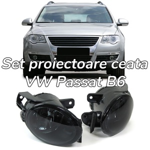 Proiectoare ceata VW Passat B6 3C fumuriu