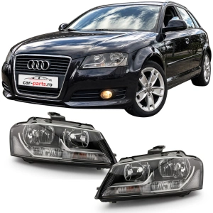 Set faruri Audi A3 8P (2009 - 2012) look negru