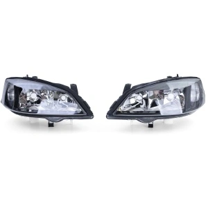 Set faruri Opel Astra G look negru - Img 5