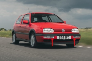 Set proiectoare ceata cu lupa VW Golf 3, Vento alb - Img 5
