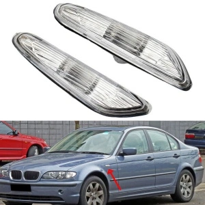 Set semnalizari aripa BMW E46 FL, X3 E83 alb