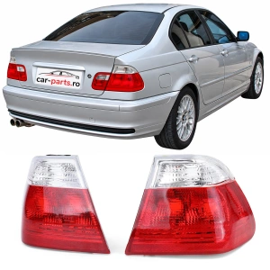 Set stopuri BMW E46 NFL sedan rosu alb - aripa