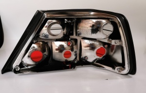 Set stopuri Mercedes W124 rosu fumuriu - Img 4