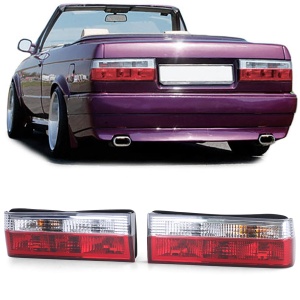 Stopuri BMW E30 NFL non-facelift rosu clar